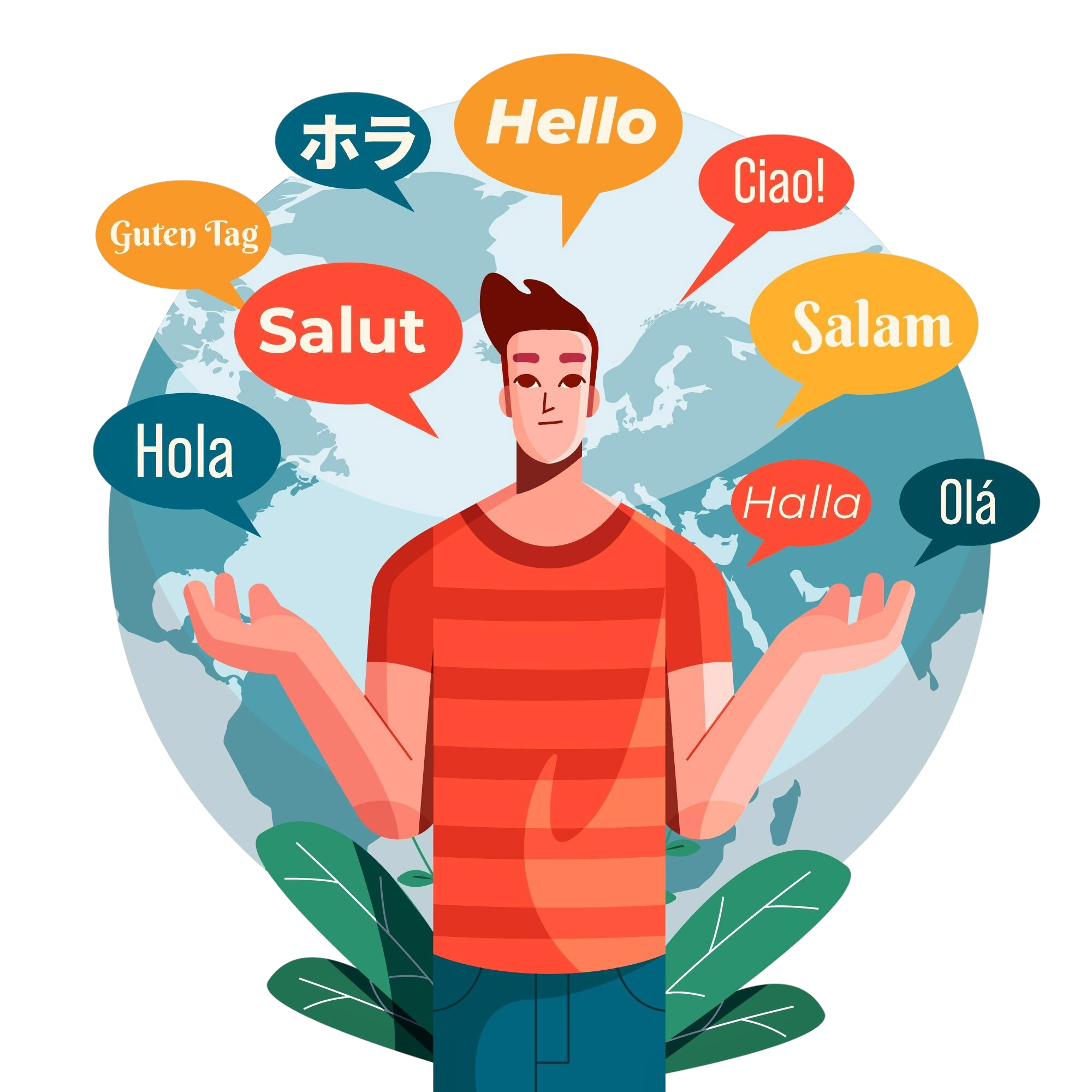 Interfaz de la aplicación LiLi mostrando cómo aprender inglés, ruso y español online con imágenes mnemotécnicas personalizadas.